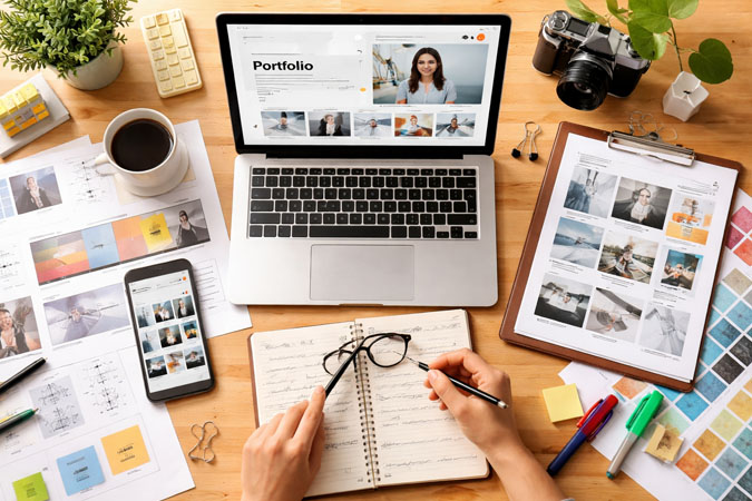 Portfolio qui vend : 10 éléments qui font dire « On se parle quand ? »